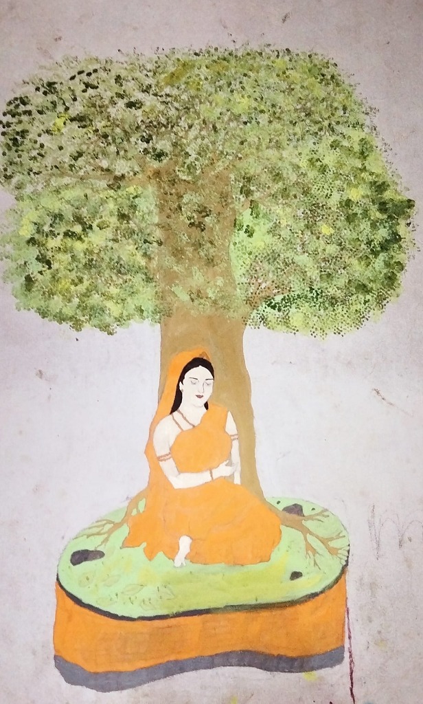Buddha Under Tree - Meditation