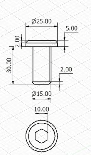 Fastener Technical Drawing