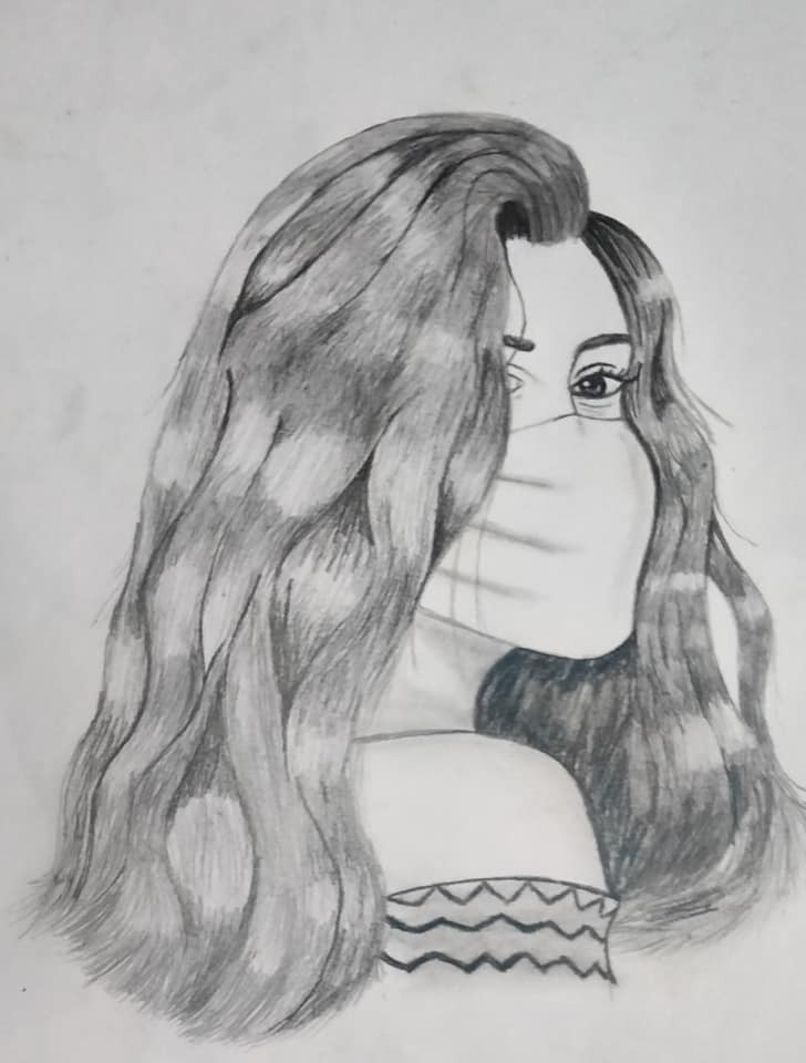 Girl Portrait - Pencil Art