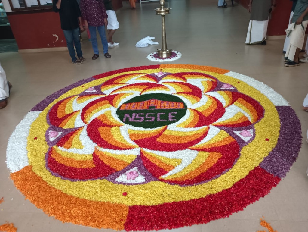 NSSCE Pookalam - Festival Art