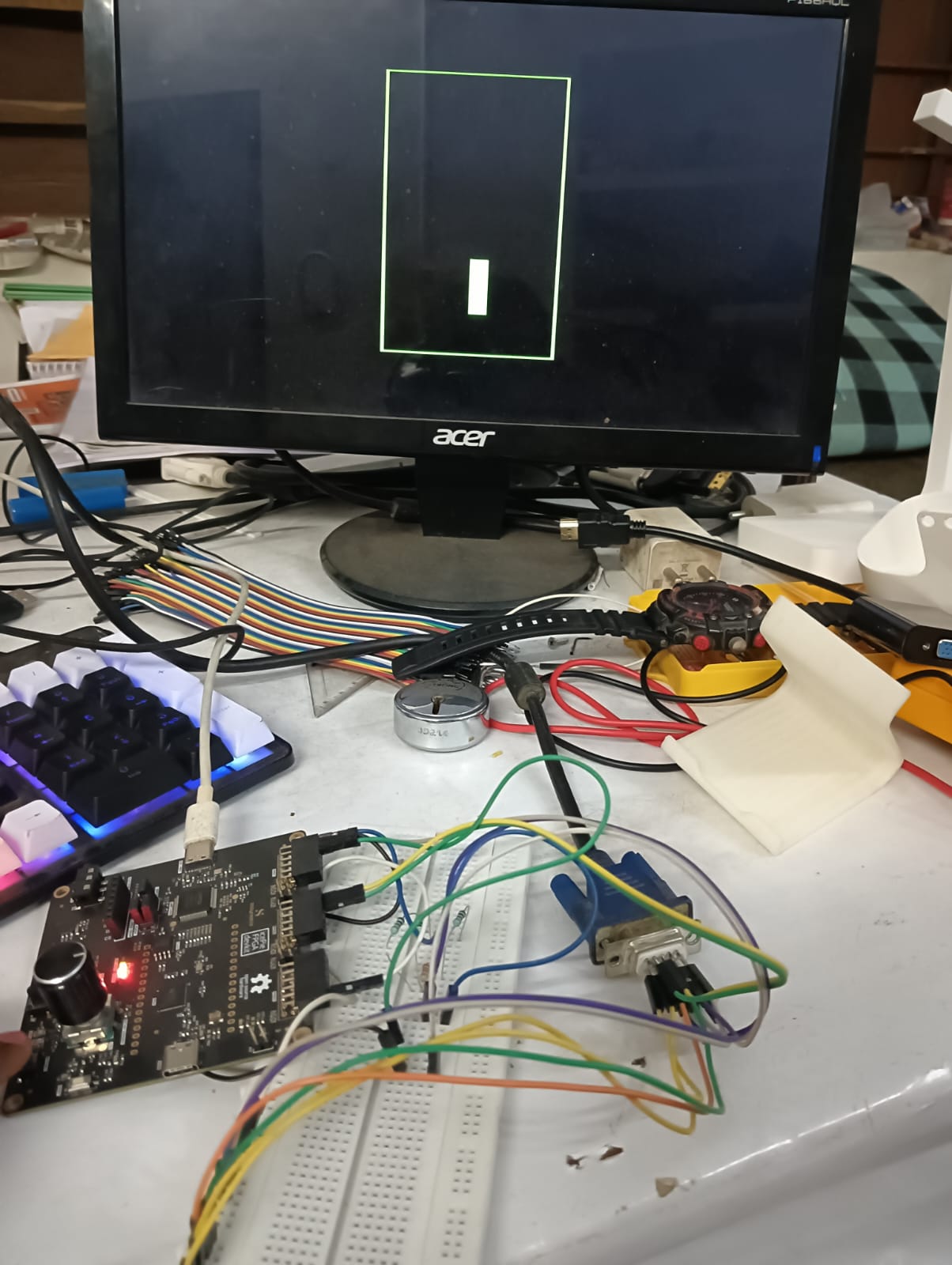 FPGA Tetris using VGA
